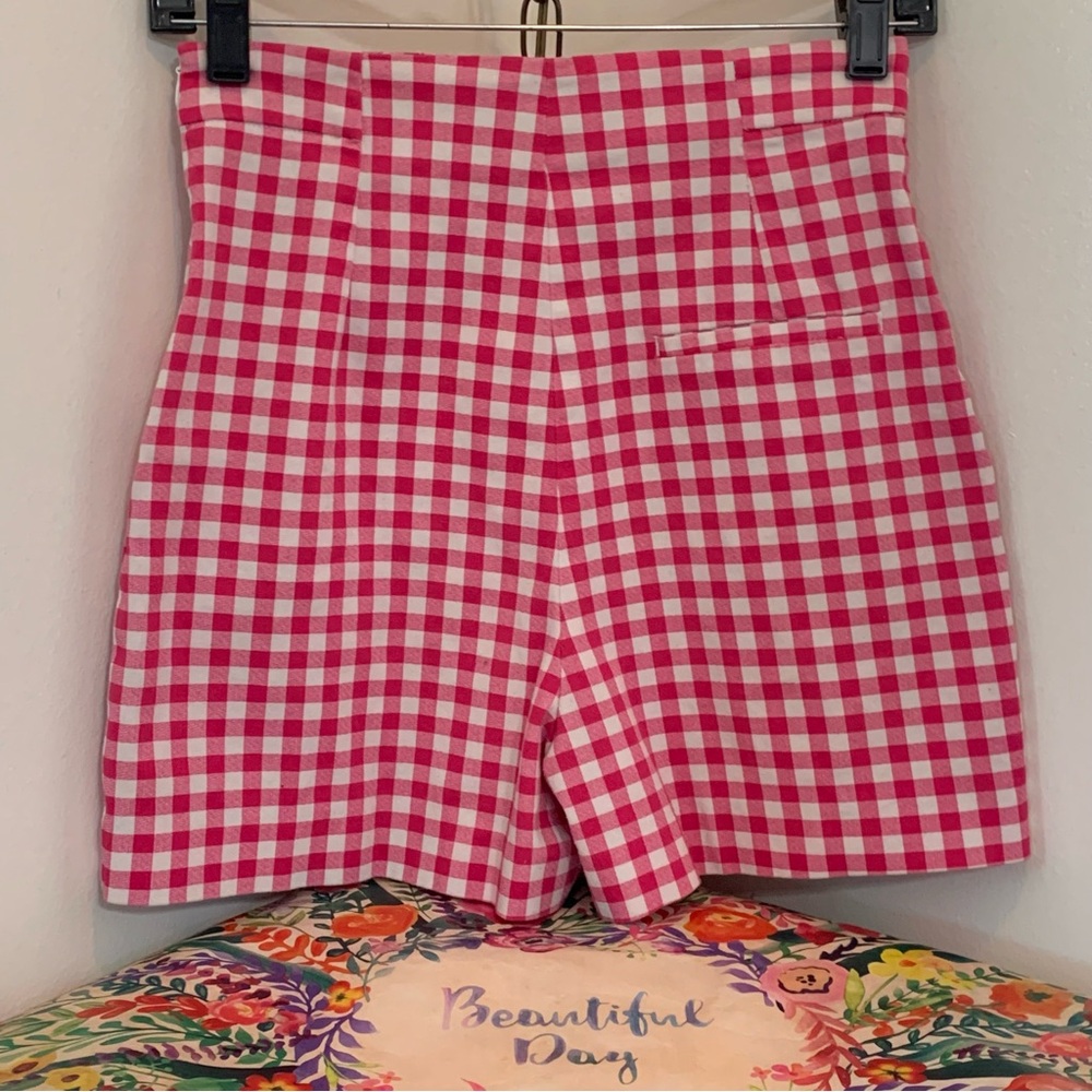 Zara Gingham Sailor Shorts - Picture 3 of 7